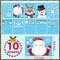 10 Sheets Large Merry Christmas Snowflake Window Stickers Decals for Glass Window Christmas Window Clings Decorations Christmas Decorations with Two Sides for the Home Office, School, and Classroom